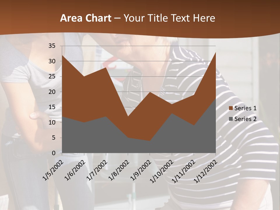A Woman Helping A Woman With A Toothbrush PowerPoint Template