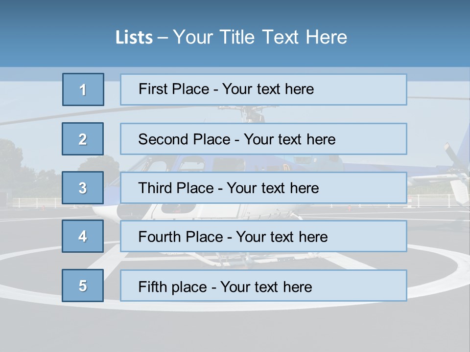 Helicopter PowerPoint Template