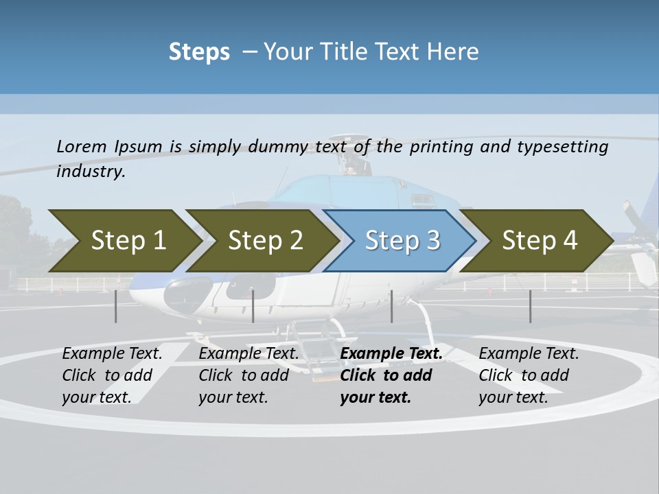 Helicopter PowerPoint Template
