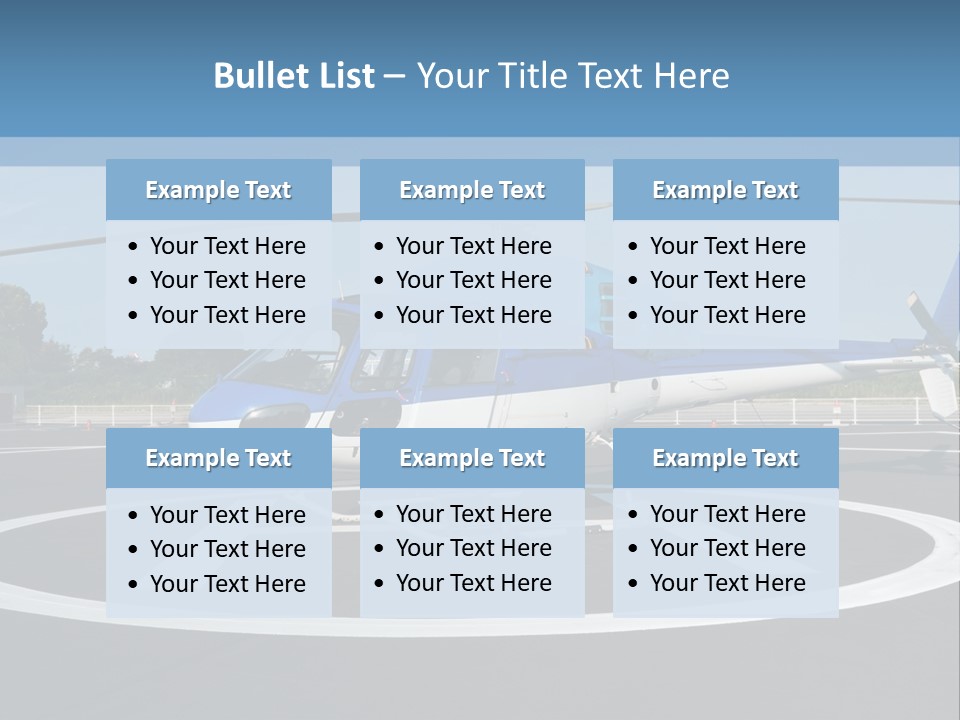 Helicopter PowerPoint Template