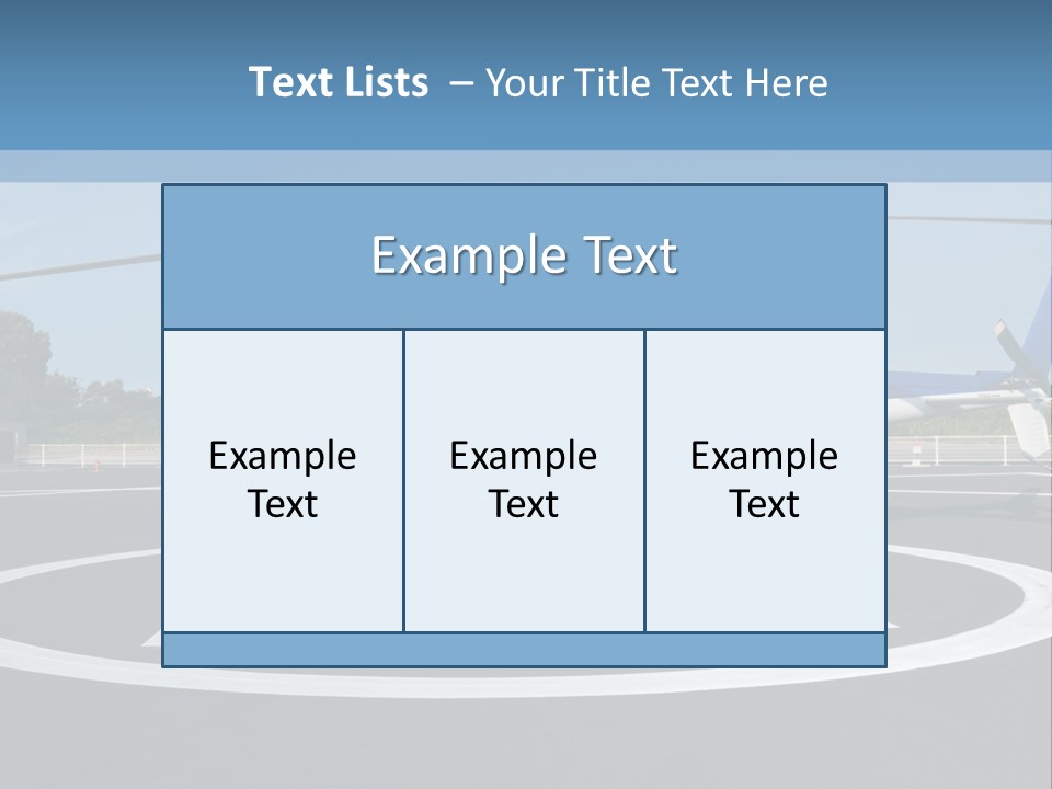 Helicopter PowerPoint Template