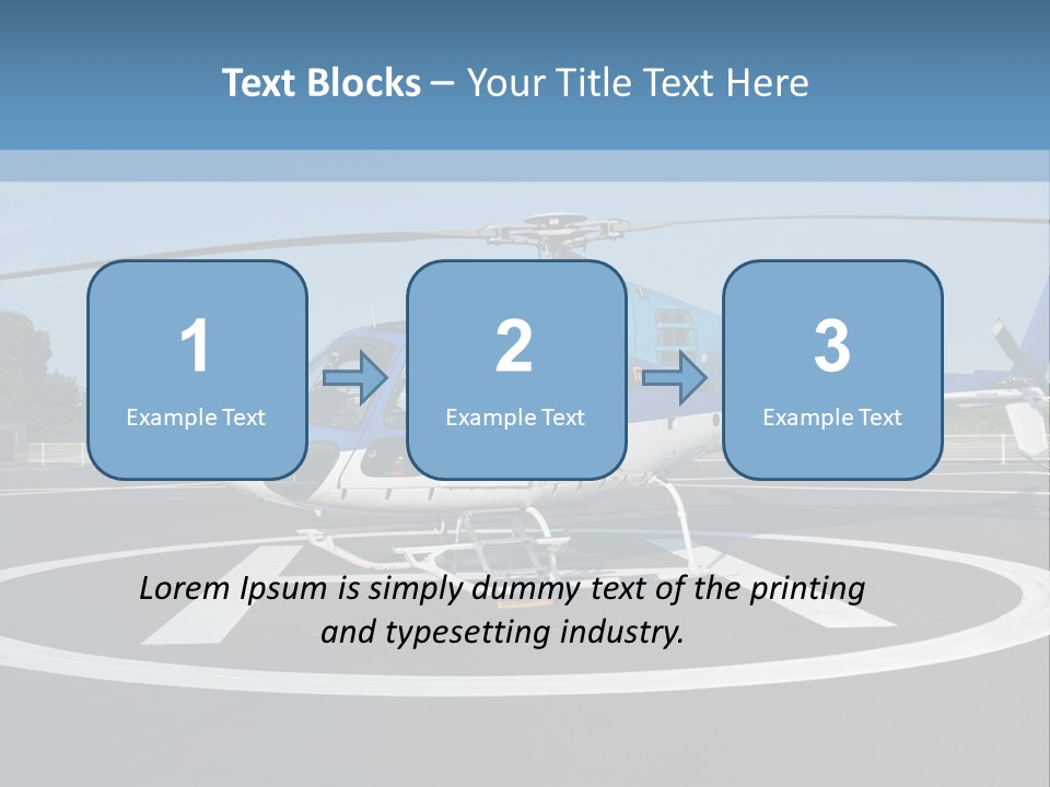 Helicopter PowerPoint Template