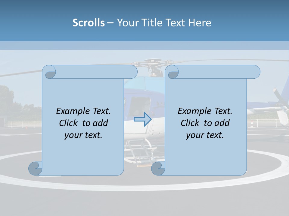 Helicopter PowerPoint Template