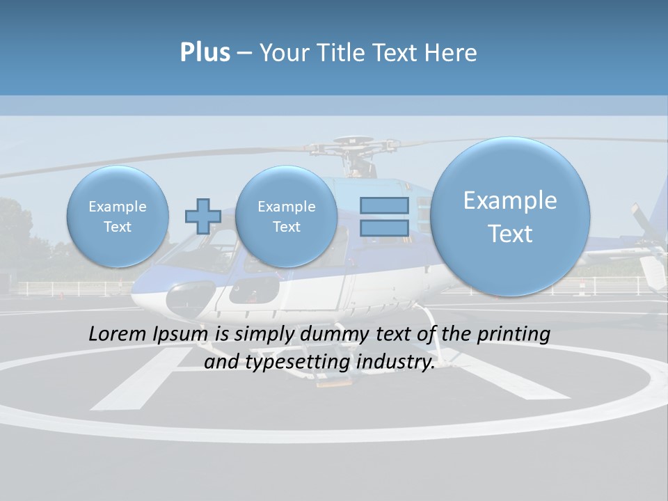 Helicopter PowerPoint Template
