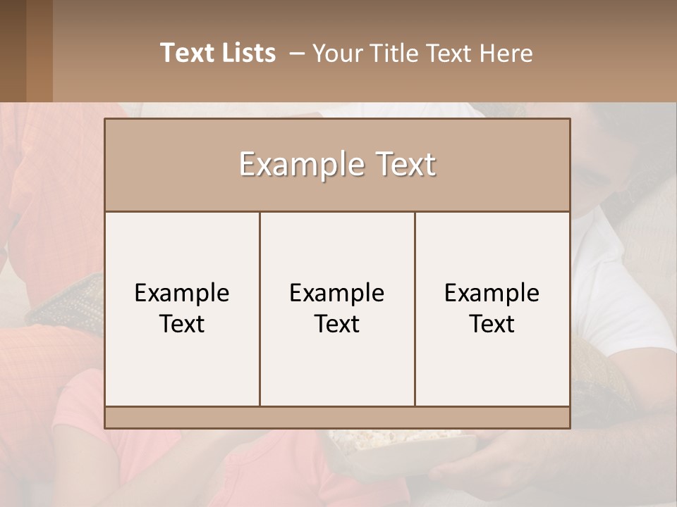 A Man And Woman Sitting On A Couch Eating Popcorn PowerPoint Template