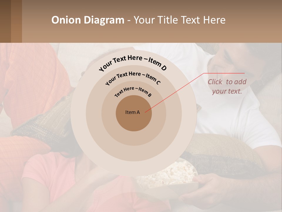 A Man And Woman Sitting On A Couch Eating Popcorn PowerPoint Template