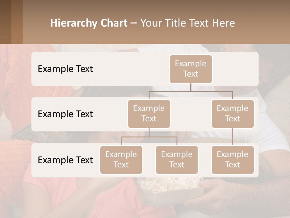 A Man And Woman Sitting On A Couch Eating Popcorn PowerPoint Template