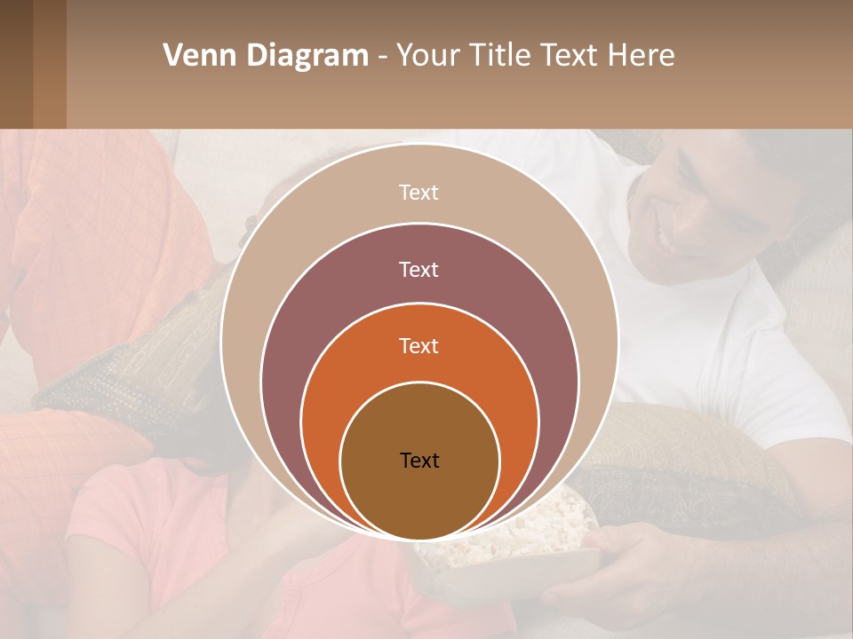 A Man And Woman Sitting On A Couch Eating Popcorn PowerPoint Template