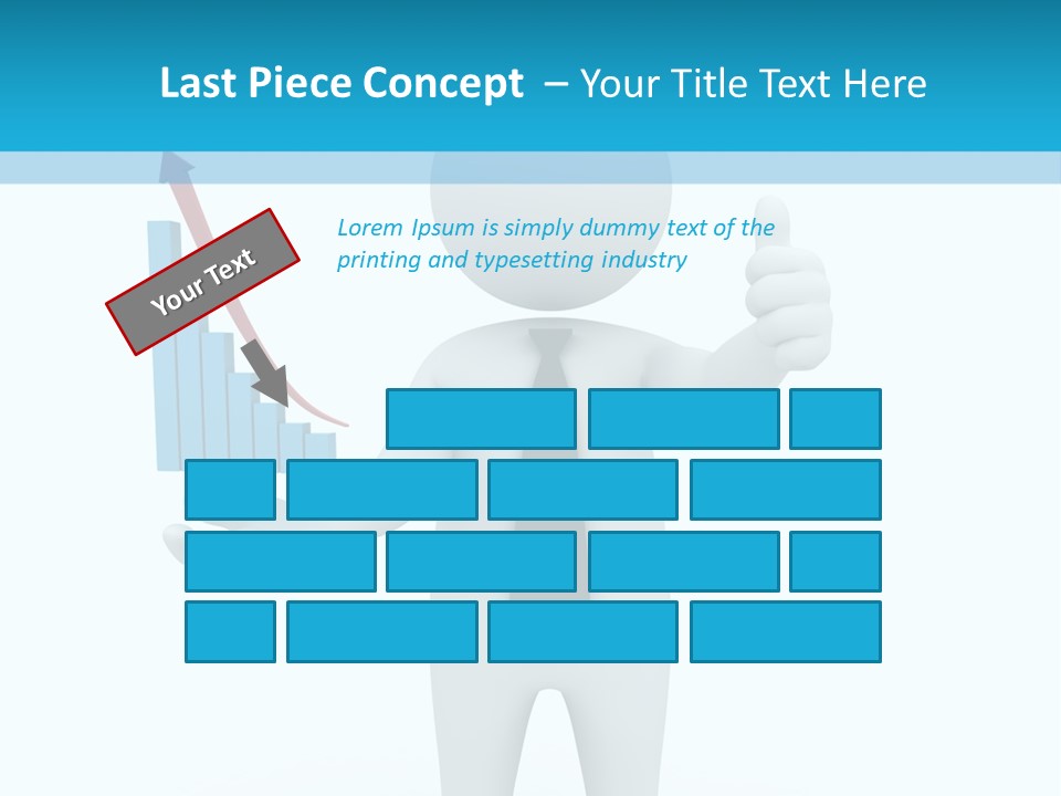 A Person In A Tie Giving A Thumbs Up PowerPoint Template