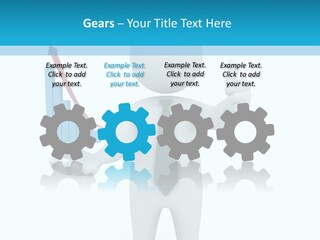 A Person In A Tie Giving A Thumbs Up PowerPoint Template