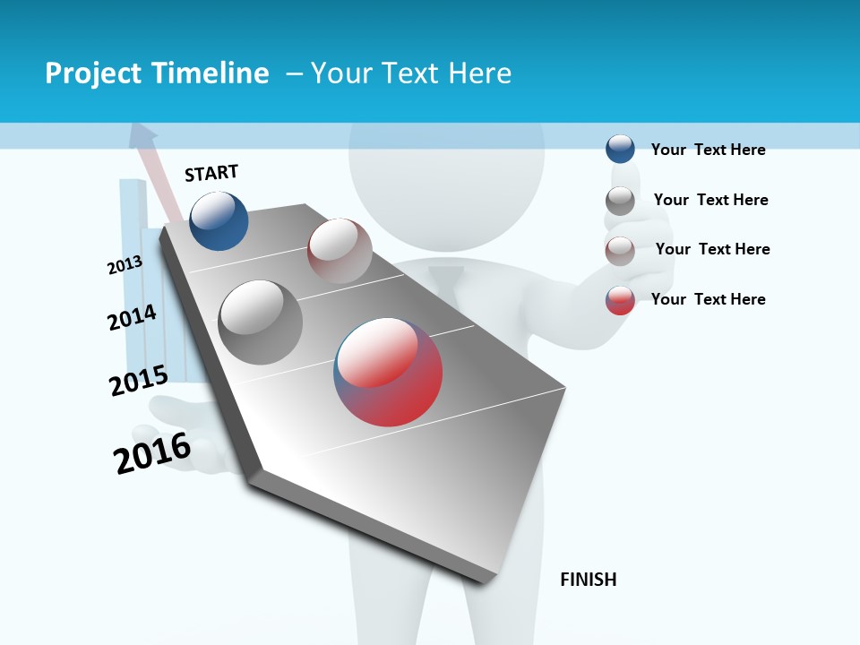 A Person In A Tie Giving A Thumbs Up PowerPoint Template