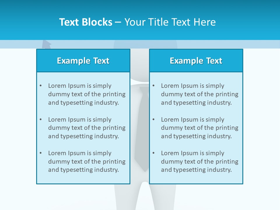 A Person In A Tie Giving A Thumbs Up PowerPoint Template