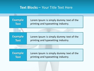 A Person In A Tie Giving A Thumbs Up PowerPoint Template