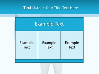 A Person In A Tie Giving A Thumbs Up PowerPoint Template