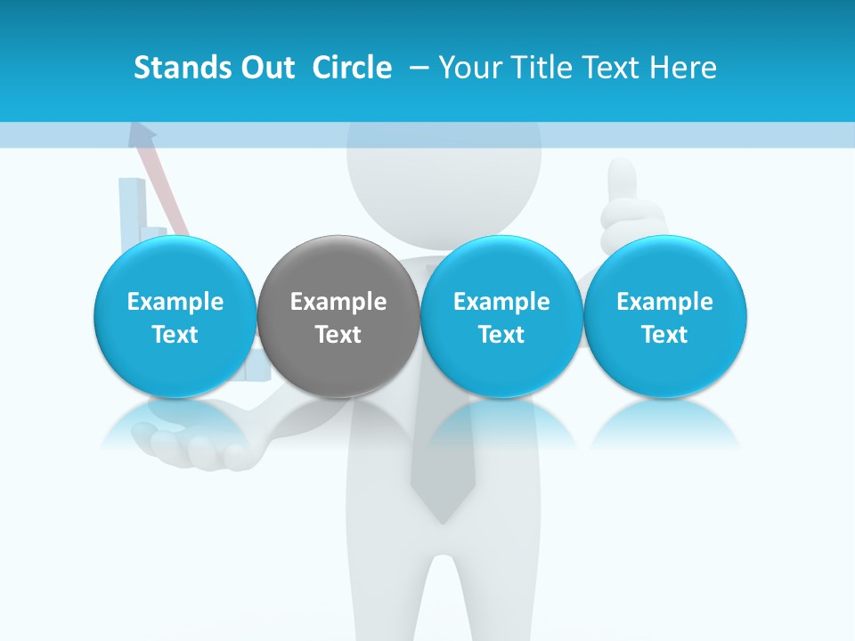A Person In A Tie Giving A Thumbs Up PowerPoint Template