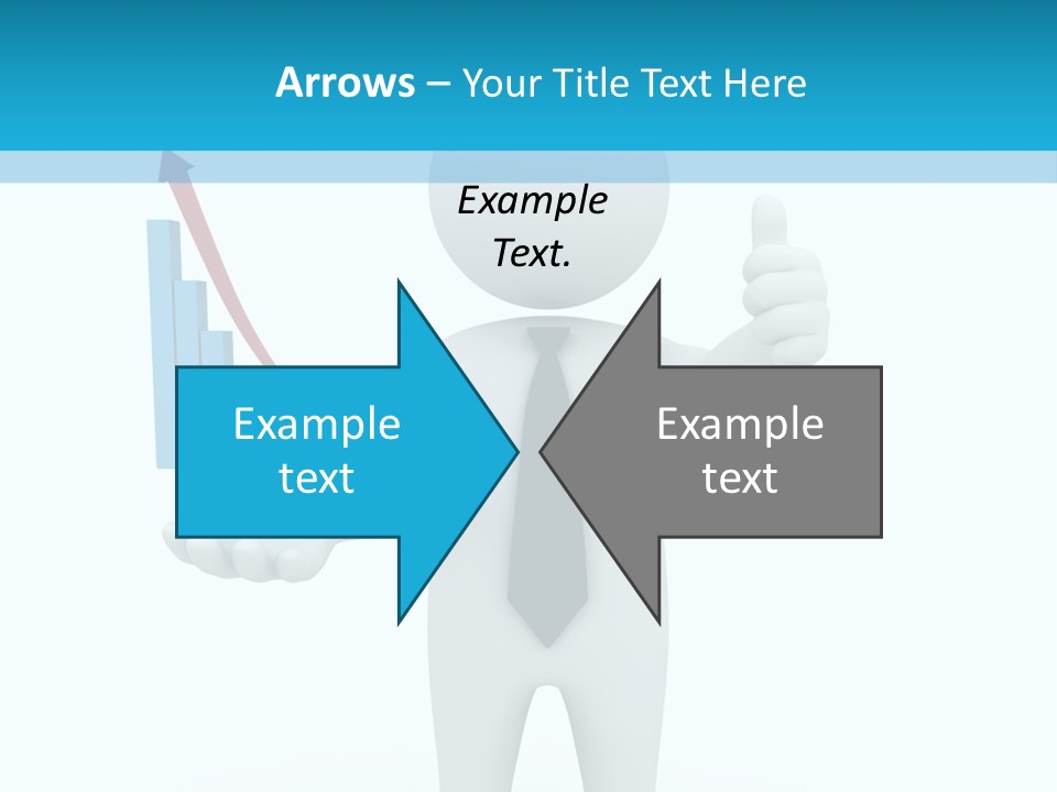 A Person In A Tie Giving A Thumbs Up PowerPoint Template