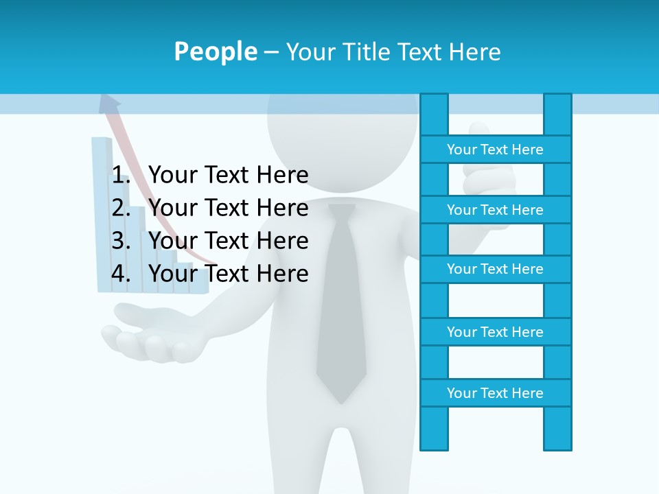 A Person In A Tie Giving A Thumbs Up PowerPoint Template