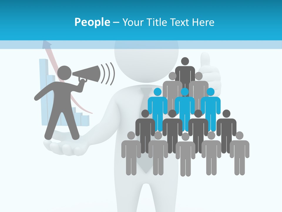 A Person In A Tie Giving A Thumbs Up PowerPoint Template