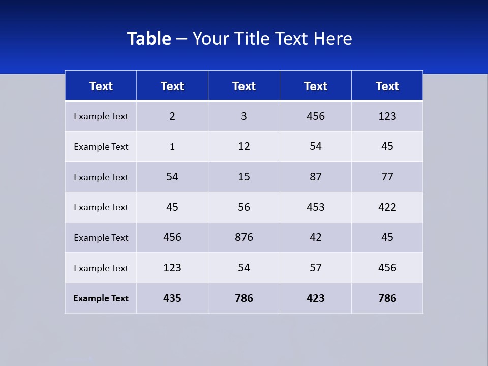 A Group Of Different Types Of Animals On A Blue Background PowerPoint Template