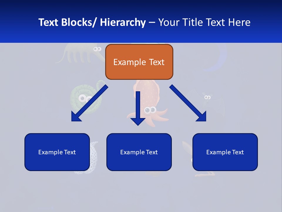 A Group Of Different Types Of Animals On A Blue Background PowerPoint Template