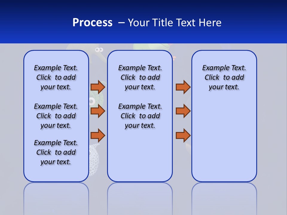A Group Of Different Types Of Animals On A Blue Background PowerPoint Template