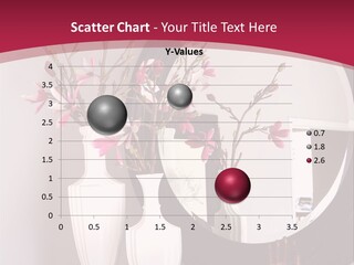 A Table With Vases And A Mirror On It PowerPoint Template