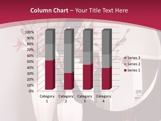 A Table With Vases And A Mirror On It PowerPoint Template