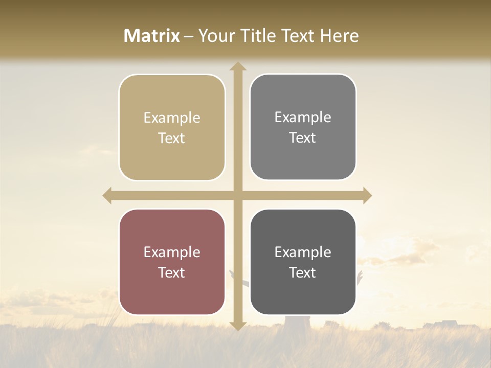 A Person Standing In A Field With Their Arms Outstretched PowerPoint Template