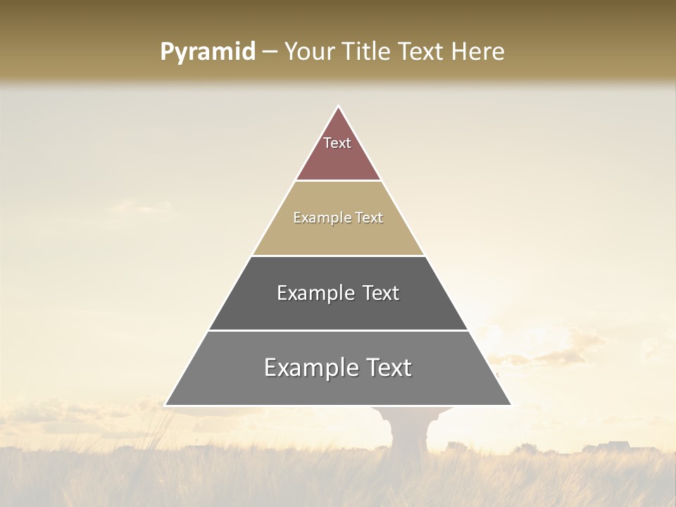 A Person Standing In A Field With Their Arms Outstretched PowerPoint Template