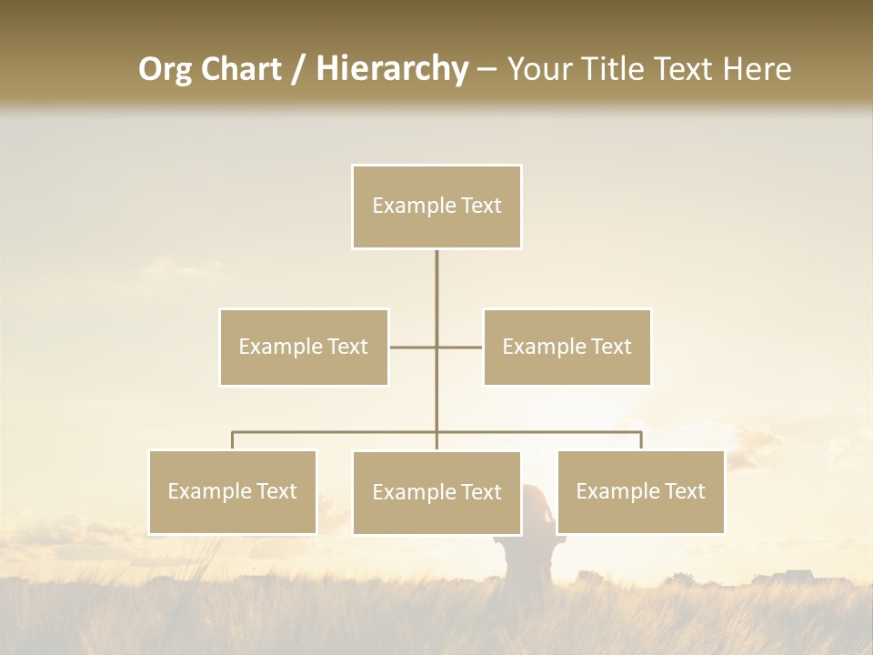 A Person Standing In A Field With Their Arms Outstretched PowerPoint Template