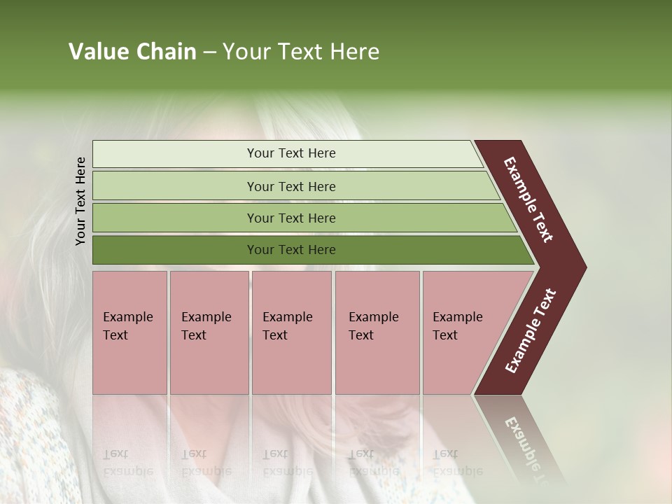 A Woman With Gray Hair Is Smiling For The Camera PowerPoint Template