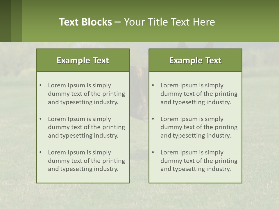 A Brown And White Dog Standing On Top Of A Lush Green Field PowerPoint Template