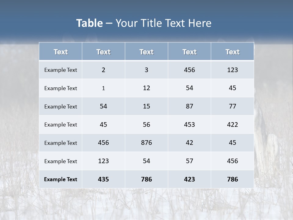 Three Dogs Are Sitting In A Snowy Field PowerPoint Template