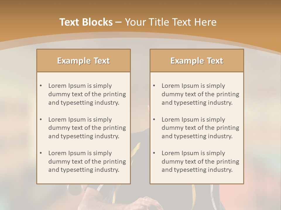 A Man Is Playing Ping Pong On A Table PowerPoint Template