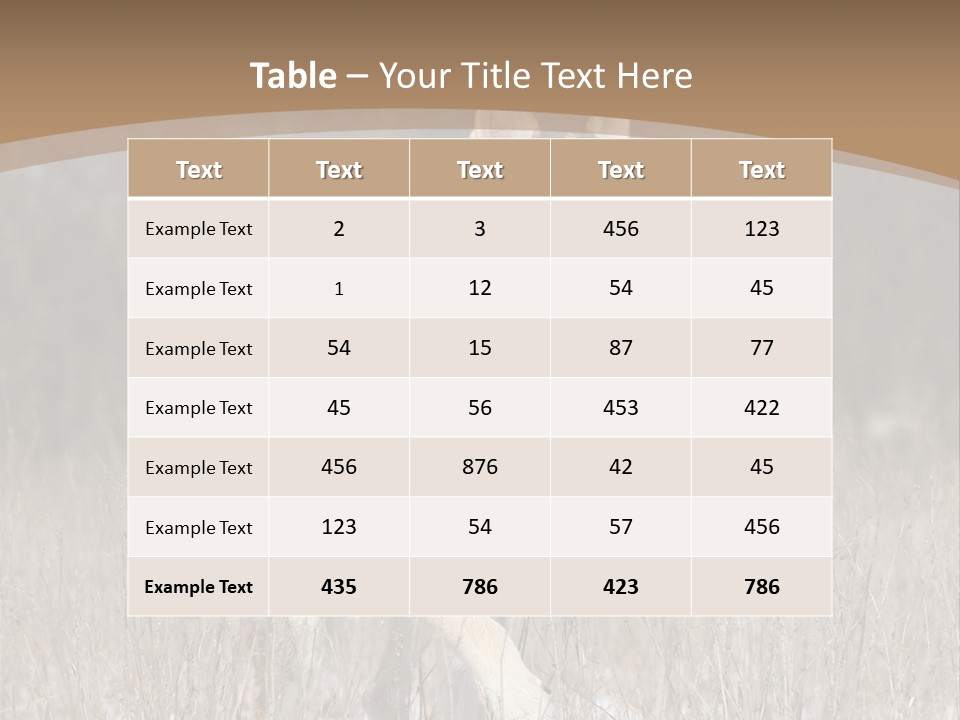 A Dog Is Running Through The Snow In A Field PowerPoint Template