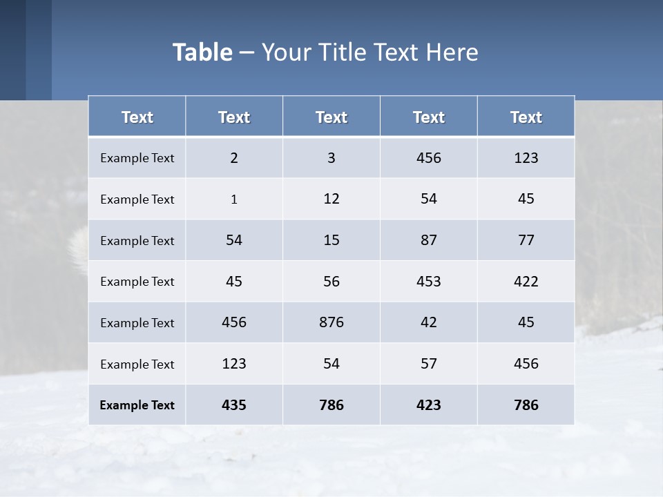 A Couple Of Dogs That Are In The Snow PowerPoint Template