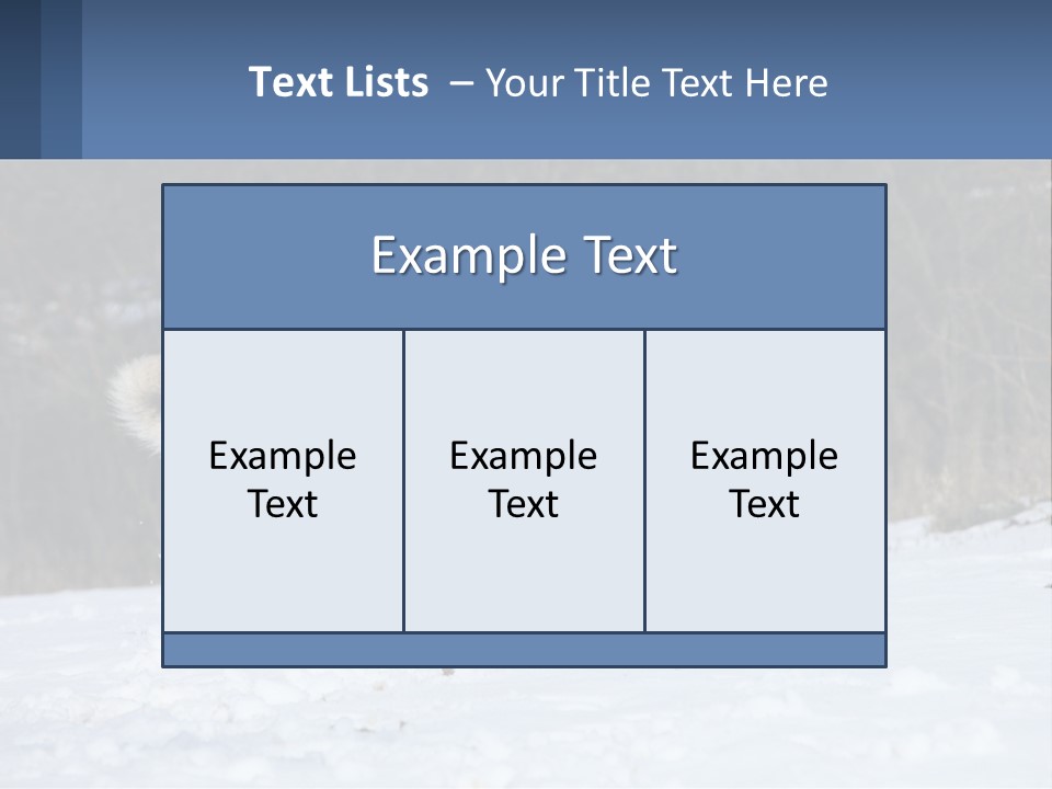 A Couple Of Dogs That Are In The Snow PowerPoint Template