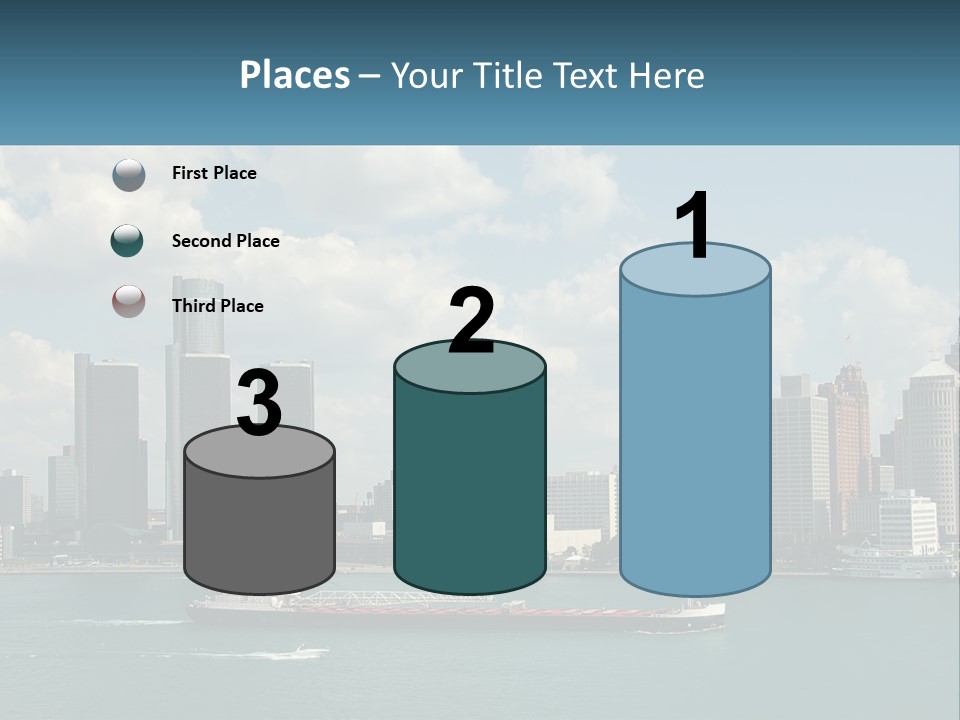 A Large Boat In A Large Body Of Water PowerPoint Template