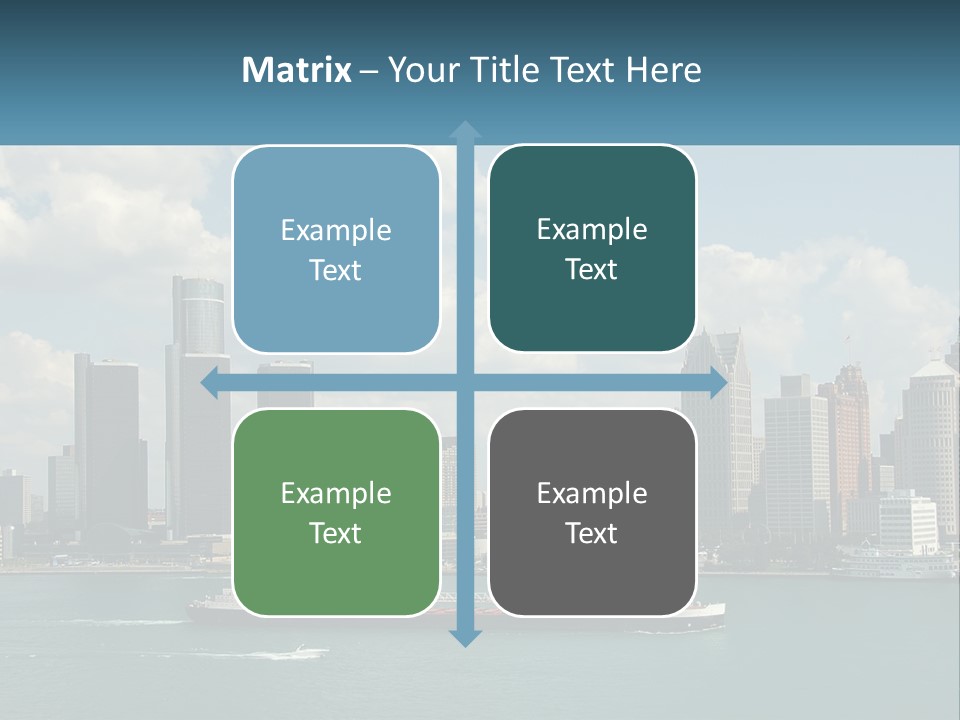 A Large Boat In A Large Body Of Water PowerPoint Template