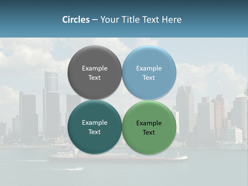 A Large Boat In A Large Body Of Water PowerPoint Template