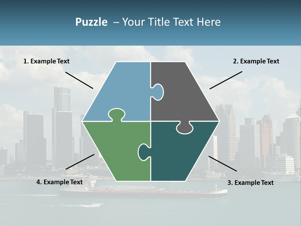 A Large Boat In A Large Body Of Water PowerPoint Template