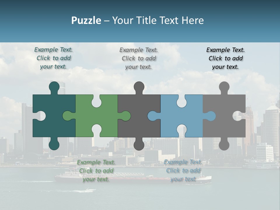 A Large Boat In A Large Body Of Water PowerPoint Template