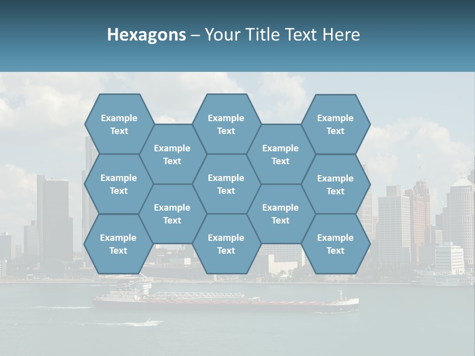 A Large Boat In A Large Body Of Water PowerPoint Template