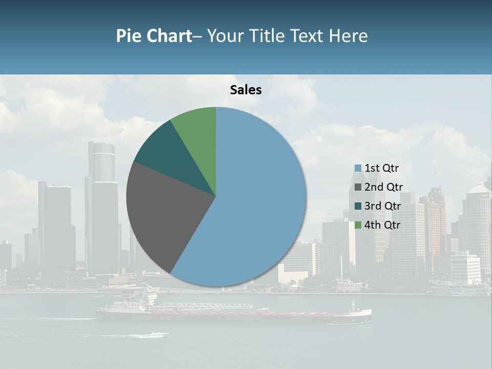 A Large Boat In A Large Body Of Water PowerPoint Template