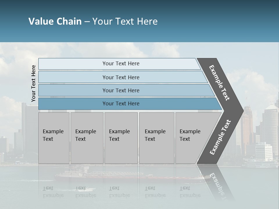 A Large Boat In A Large Body Of Water PowerPoint Template