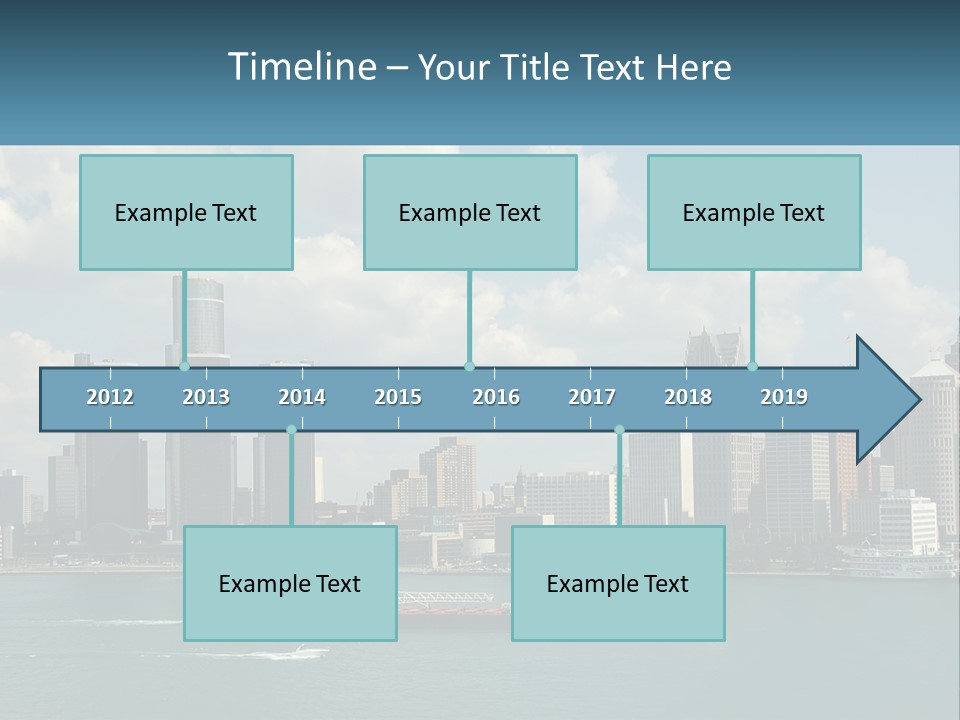 A Large Boat In A Large Body Of Water PowerPoint Template