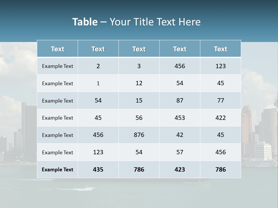 A Large Boat In A Large Body Of Water PowerPoint Template