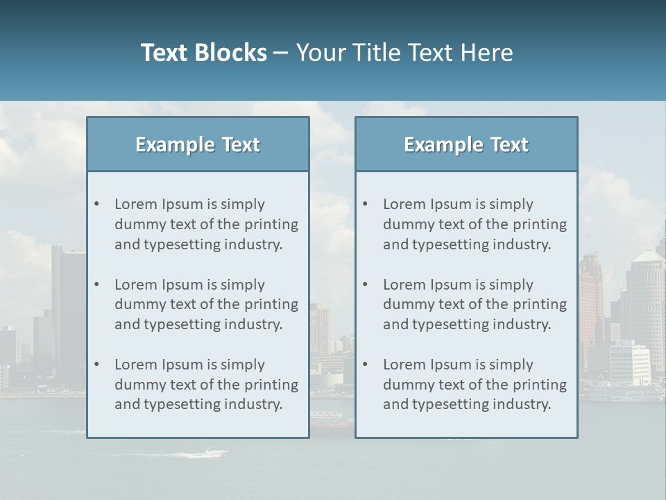 A Large Boat In A Large Body Of Water PowerPoint Template