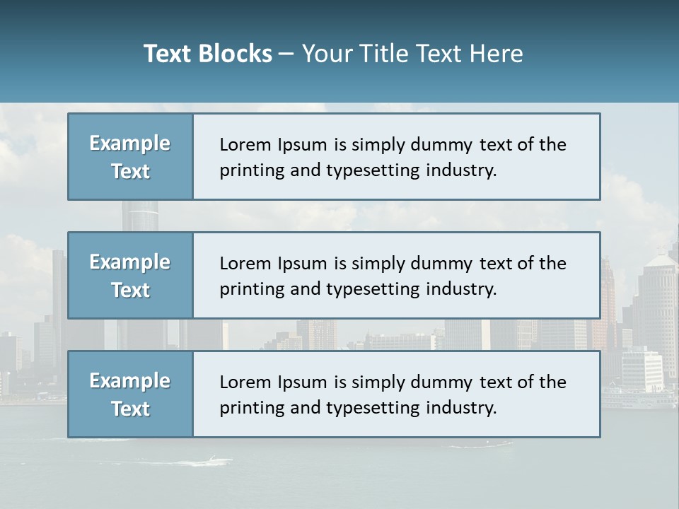 A Large Boat In A Large Body Of Water PowerPoint Template