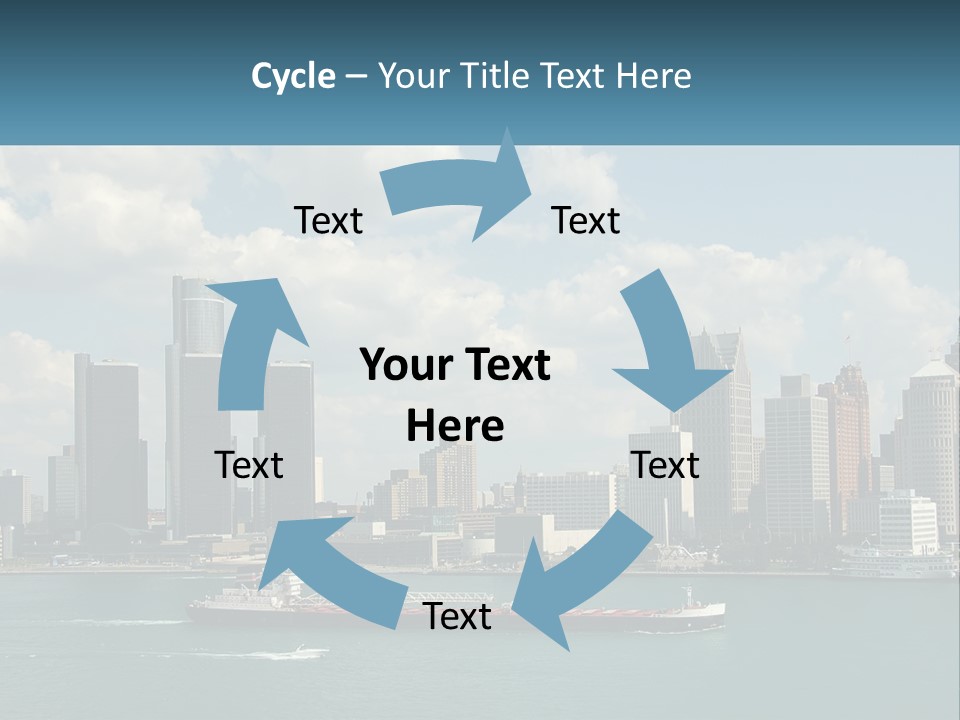 A Large Boat In A Large Body Of Water PowerPoint Template